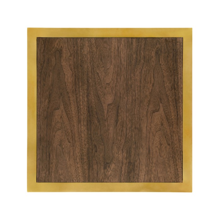 Square Natural Walnut Tray Table