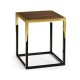 Square Natural Walnut Tray Table