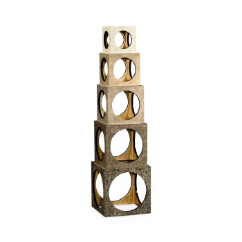 Eggshell Cube Nesting Tables