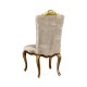Dining Side Chair with Gilt Carved Detailing
