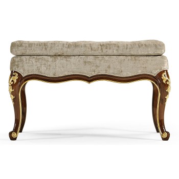 Dressing Stool with Gilt Carved Detailing