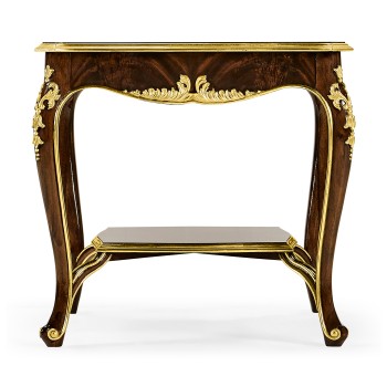 Side table with gilt carved detailing
