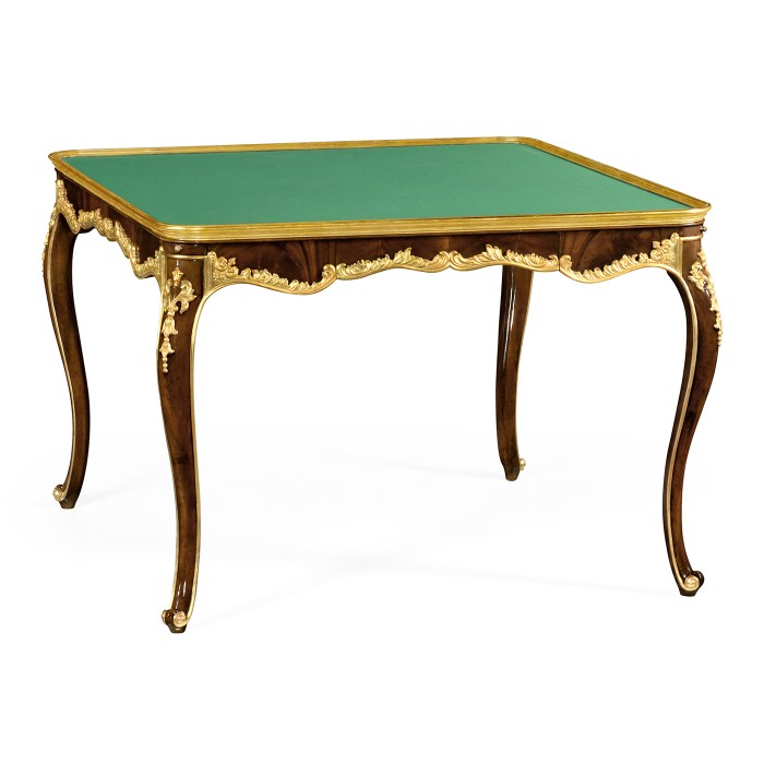 Interchangeable Breakfast/Games table with gilt carved detailing