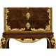 Mahogany & Gilded Flatware Collectors Cabinet