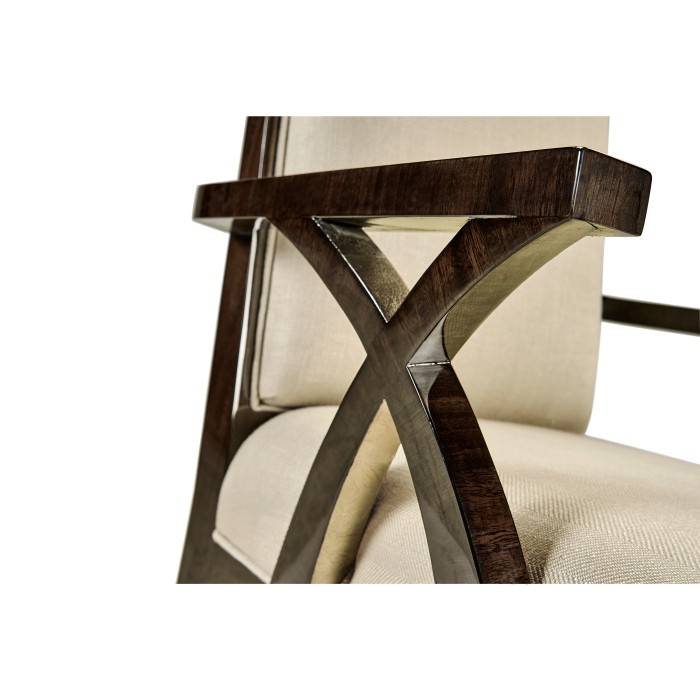 Black Eucalyptus Dining Arm Chair