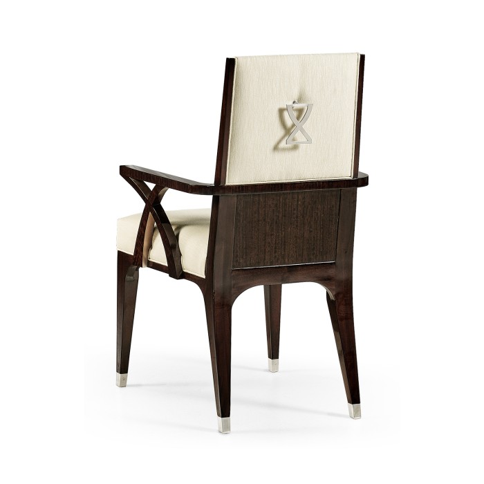 Black Eucalyptus Dining Arm Chair