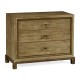 Large chest of drawers in light grey chestnut