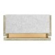 Greyed Oak Chest of Drawers with Marble Top