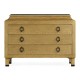 Natural Oak Chest of Drawers with Marble Top