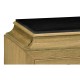 Natural Oak Chest of Drawers with Marble Top
