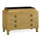 Natural Oak Chest of Drawers with Marble Top