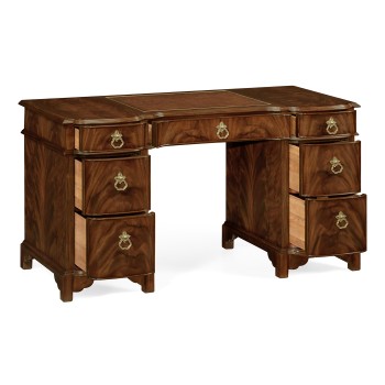 Federal Style Mahogany Kneehole Desk