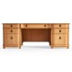 Federal style mahogany kneehole desk
