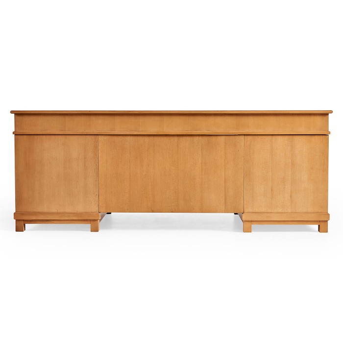 Federal style mahogany kneehole desk