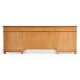 Federal style mahogany kneehole desk