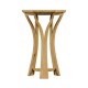 Architectural Hexagonal Oyster Lamp Table