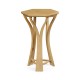 Architectural Hexagonal Oyster Lamp Table