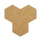 Architectural Coffee Table with Tripal Hexagonal Oysters