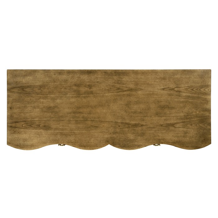 Serpentine Black Faux Croc Skin Chest of Drawers