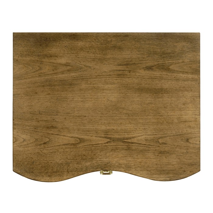 Serpentine black faux crocodile skin nightstand