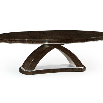 Black Eucalyptus Oval Dining Table 96