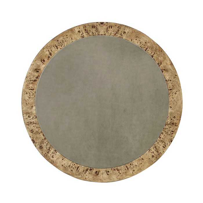Fulgurite Golden Amber Round Side Table