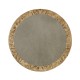 Fulgurite Golden Amber Round Side Table