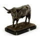 Antique Dark Bronze Longhorn