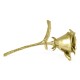Polished Brass Blooming Rose