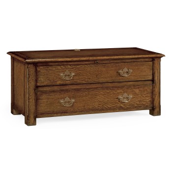 Dark Oak Rectangular Entertainment Unit