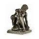 Antique Dark Bronze Greek Statue