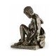 Antique Dark Bronze Greek Statue
