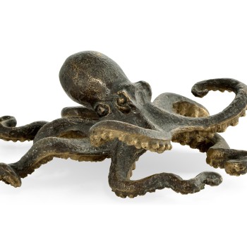 Antique Dark Bronze Octopus