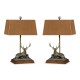 A Set of Deer Table Lamps