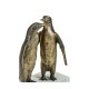 Anitque Dark Bronze Penguins