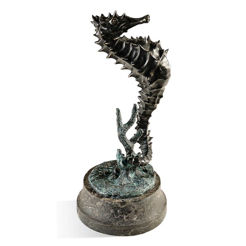Antique Dark Bronze Seashorse