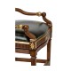 Buckingham Lyre Back Arm Counter Stool