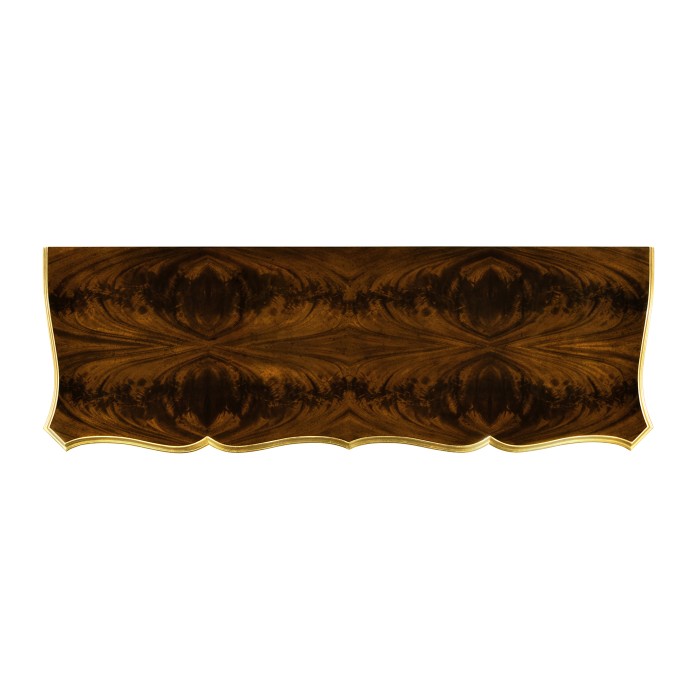 6 Drawer Double Dresser in Brown Mahogany