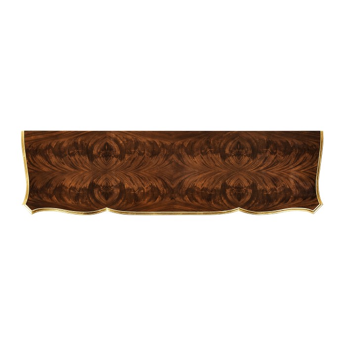 9 Drawer Triple Dresser Brown Mahogany