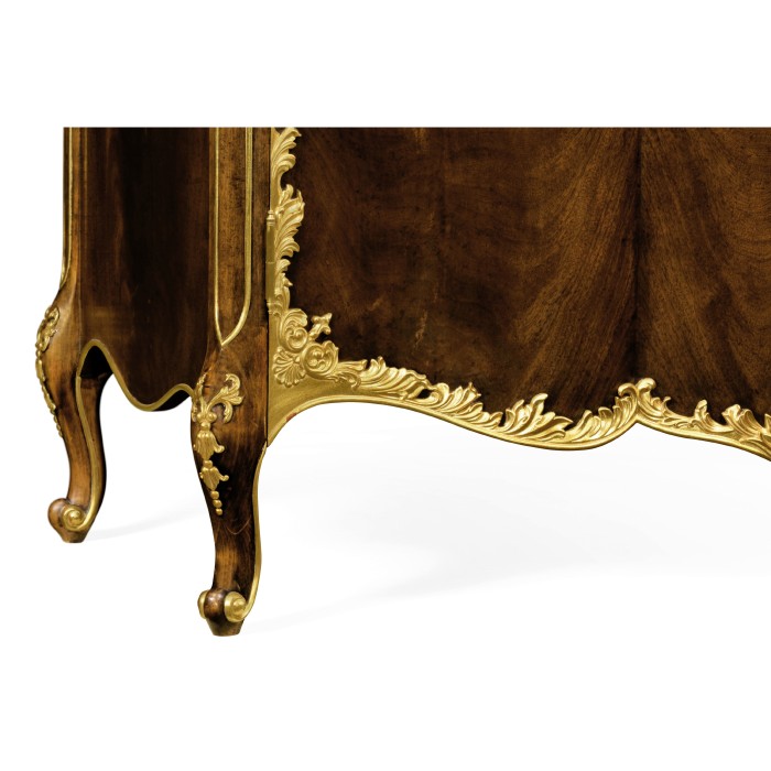 Mahogany & Gilded Carved Armoire