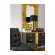 Contemporary Crotch Walnut Counter Stool