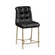 Contemporary Crotch Walnut Counter Stool
