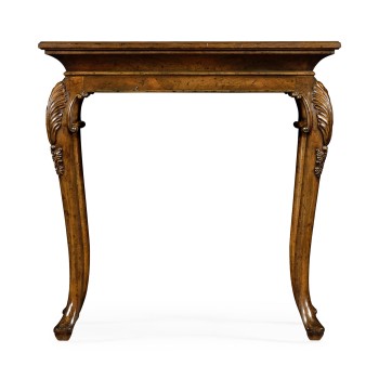 Small Brown Mahogany End Table