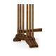 3 Nesting Tables with Faux Bone Inlay