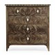 Small Bleached Mahogany Chest of Drawers with Bone Inlay
