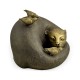 Antique Black Brass Otter