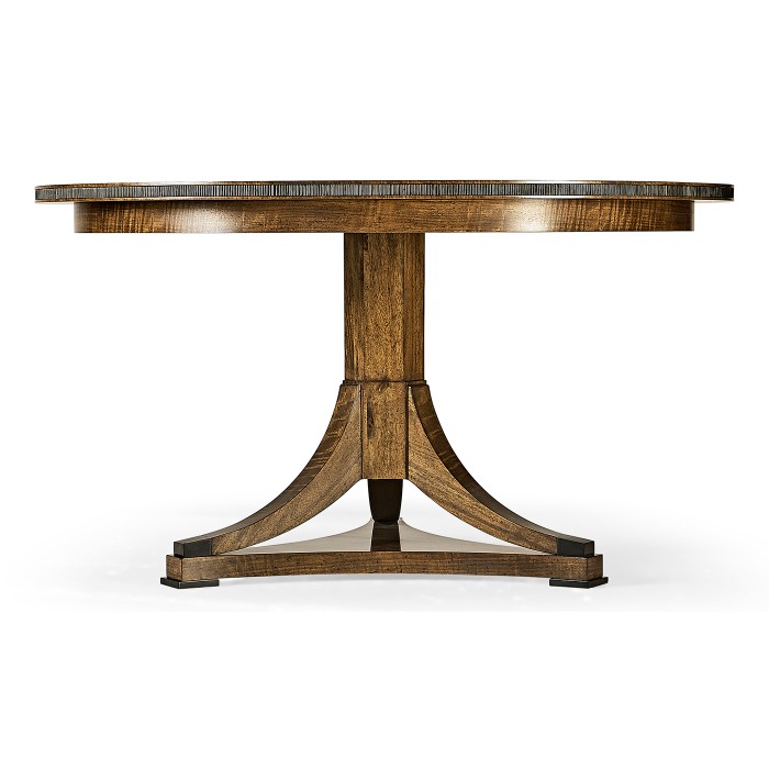 Round Caledonian Daniella & Burl Walnut Dining Table 54