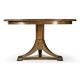 Round Caledonian Daniella & Burl Walnut Dining Table 54