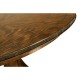 Round Caledonian Daniella & Burl Walnut Dining Table 54