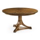 Round Caledonian Daniella & Burl Walnut Dining Table 54